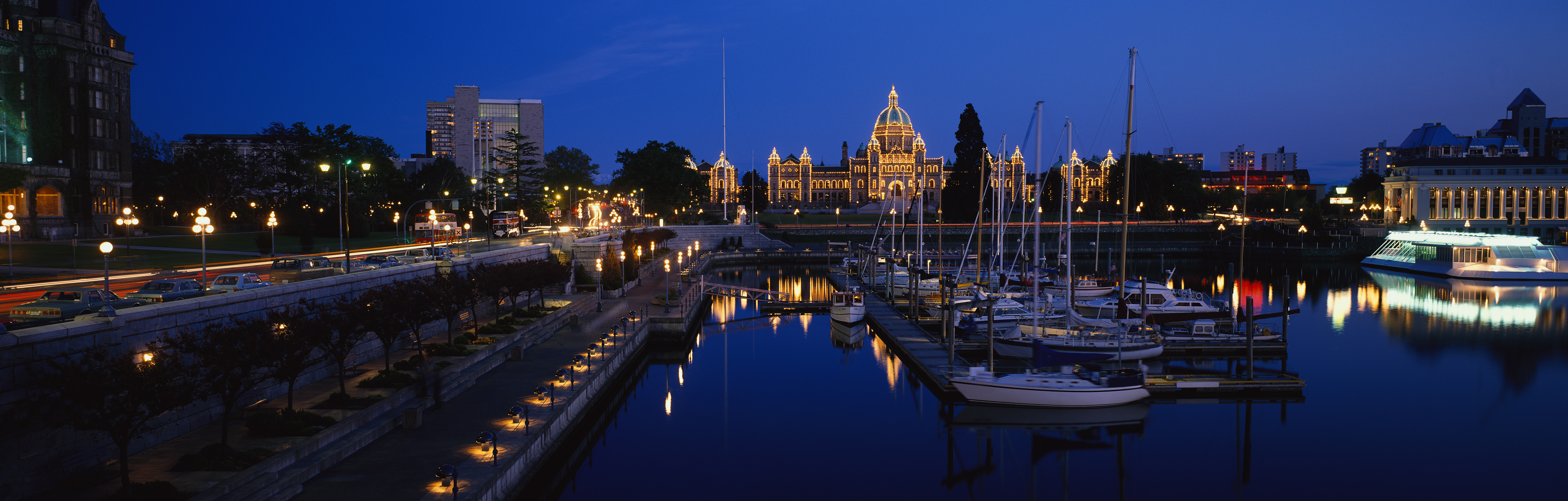 multi, Monitor, Dual, Screen, Architecture, Buildings, Marina, Boats Wallpaper
