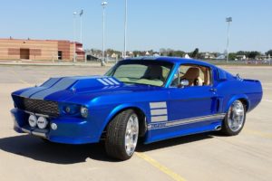 1967, Ford, Mustang, Blue, Boss, Custom
