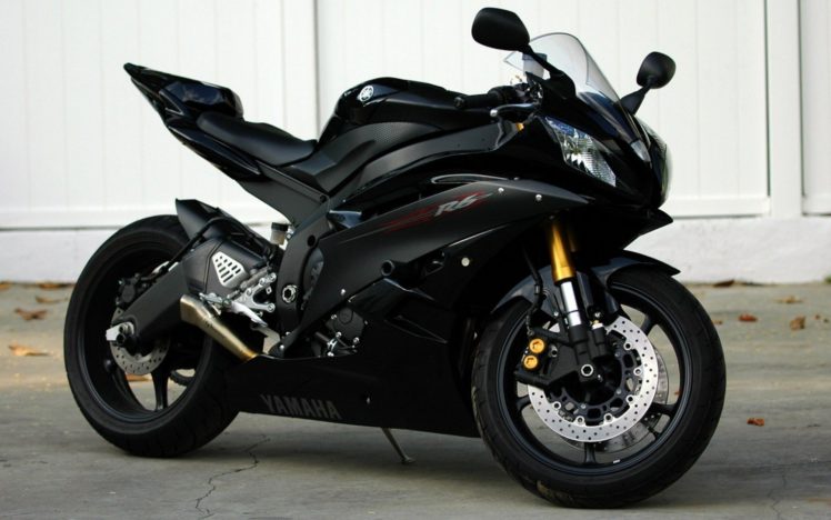 black, Sports, Motorbikes, Yamaha, R6 HD Wallpaper Desktop Background