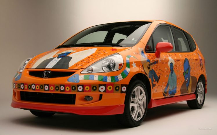 cars, Honda, Fit HD Wallpaper Desktop Background