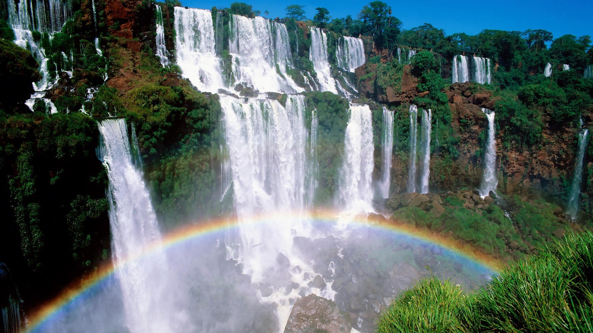 landscapes, Argentina, Waterfalls, National, Park Wallpaper