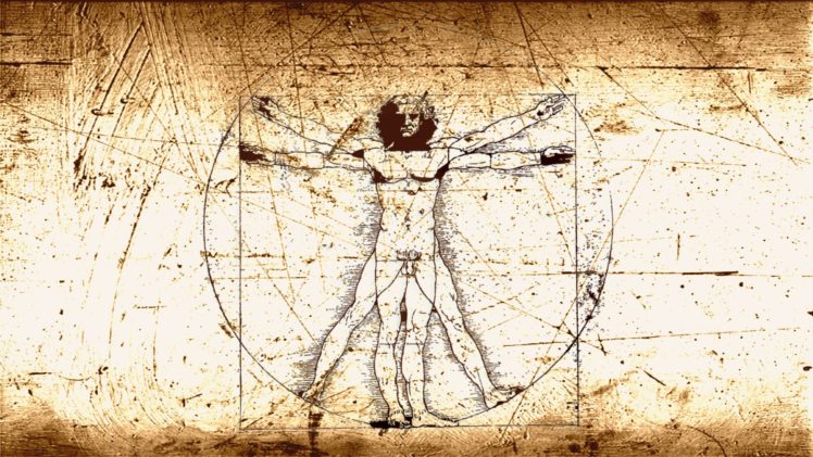 vitruvian, Man, Leonardo, Da, Vinci HD Wallpaper Desktop Background