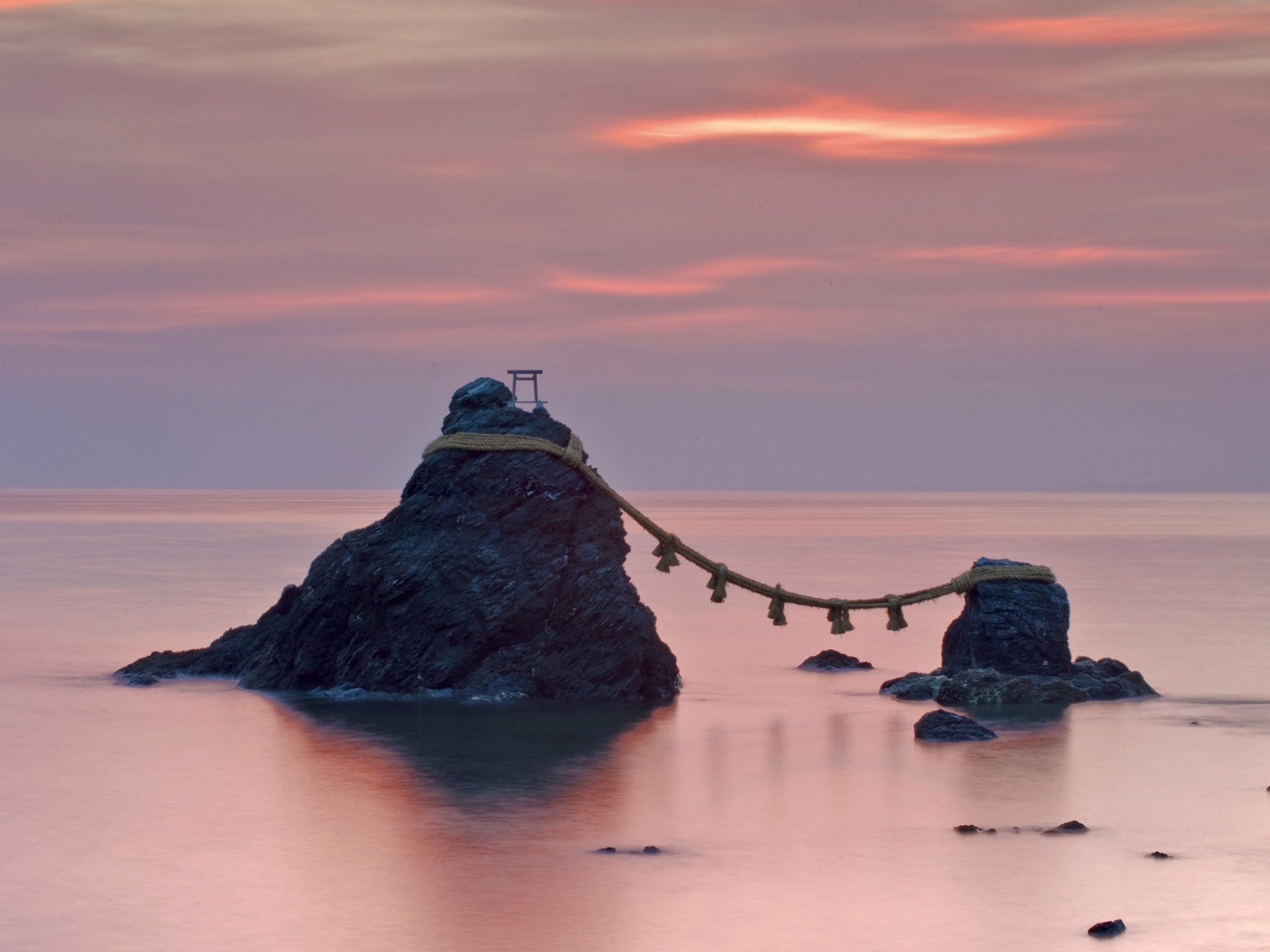 japan, Nature, Dawn, Rocks, Wedding Wallpaper