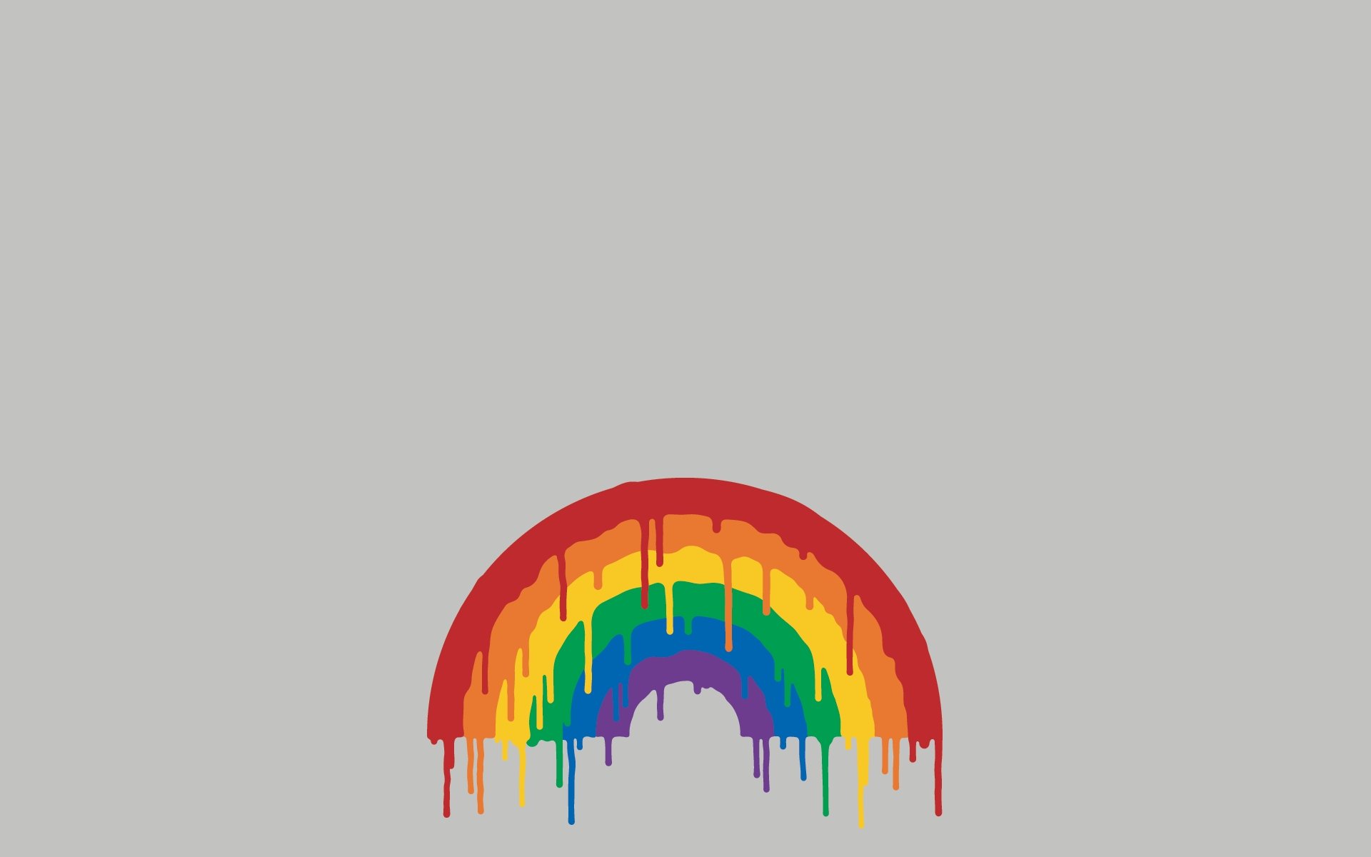 minimalistic, Rainbows, Simple, Background, Drip, Drips Wallpaper