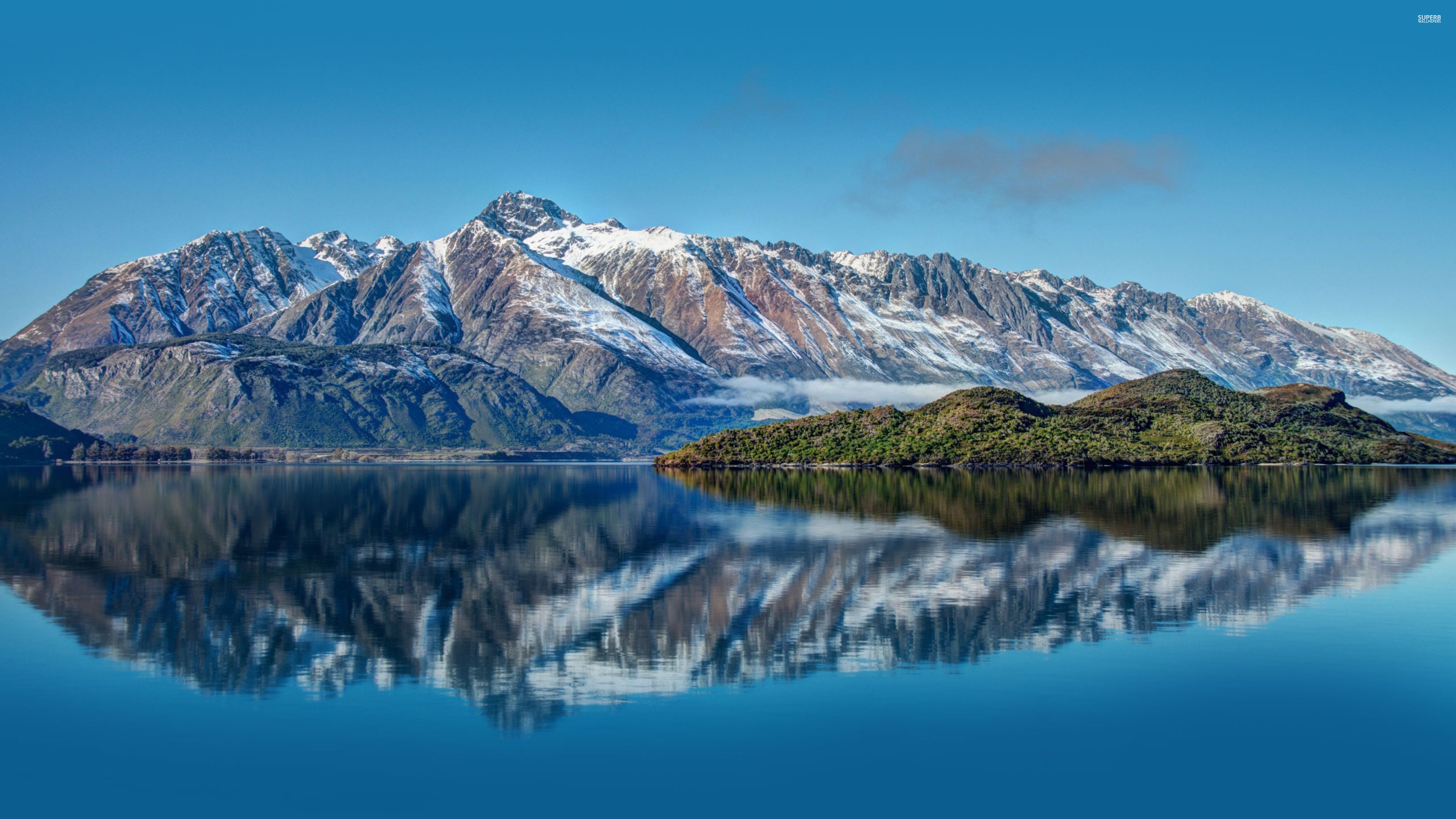 pyramid lake new zealand 24104 3840x2160 Wallpaper