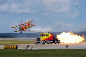 biplane, Airplane, Plane, Aircraft, Jet, Tractor, Semi, Race, Racing, Hot, Rod, Rods