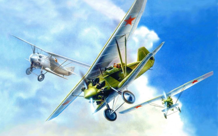 biplane, Airplane, Plane, Aircraft, Miltary HD Wallpaper Desktop Background