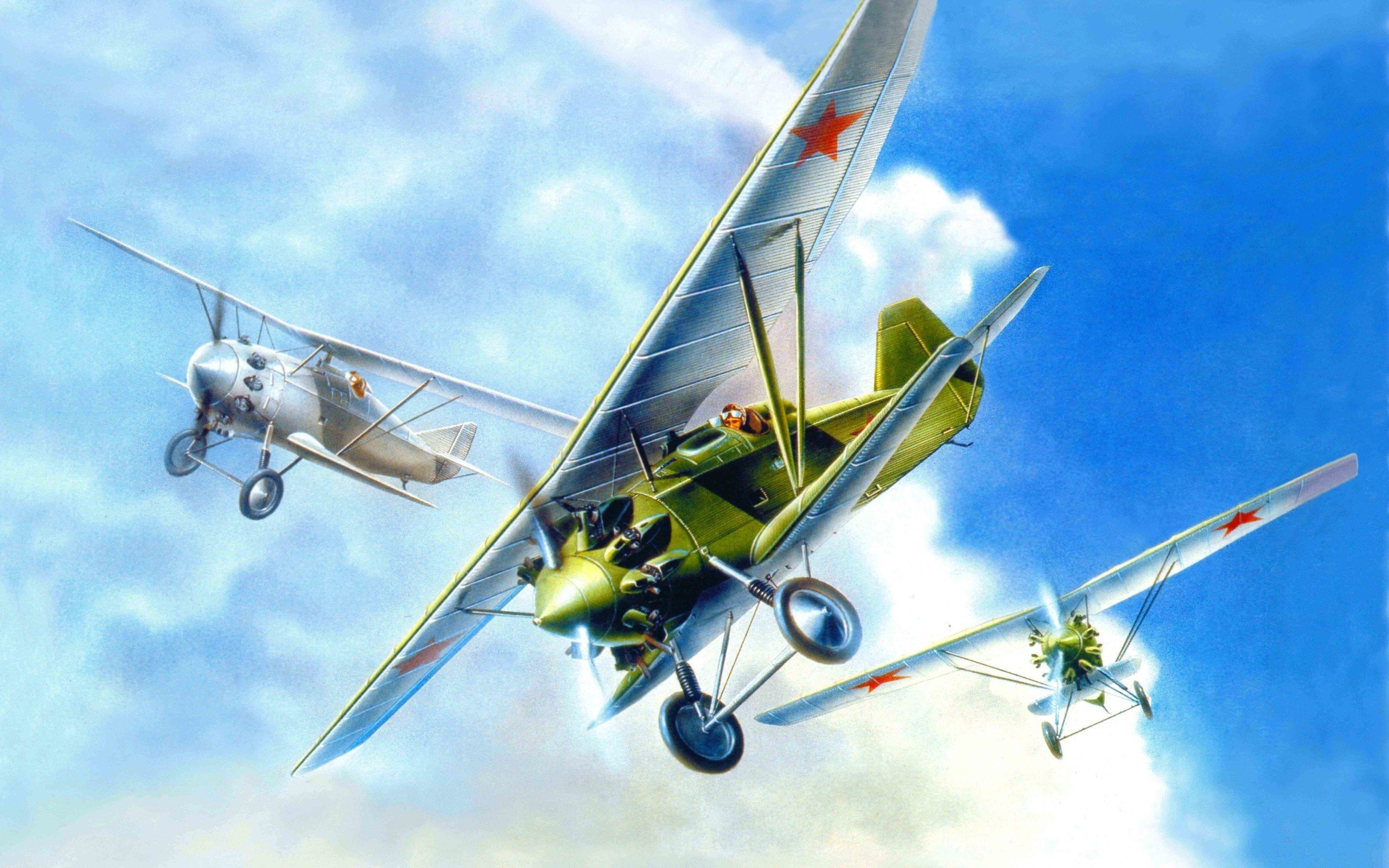 biplane, Airplane, Plane, Aircraft, Miltary Wallpaper