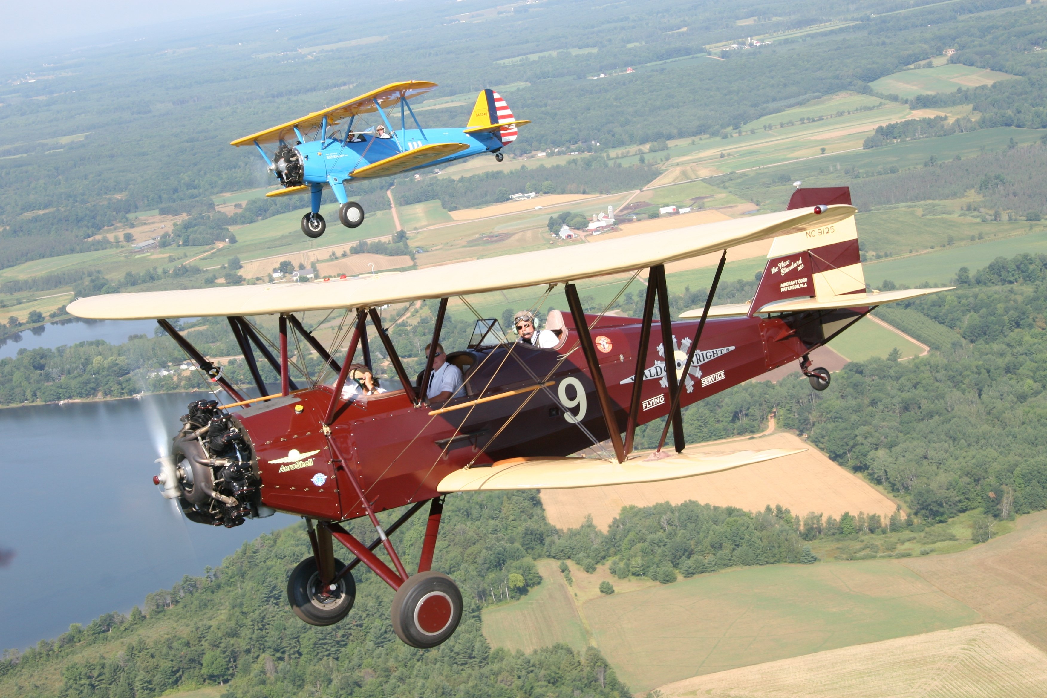 biplane, Airplane, Plane, Aircraft, Race, Racing Wallpaper