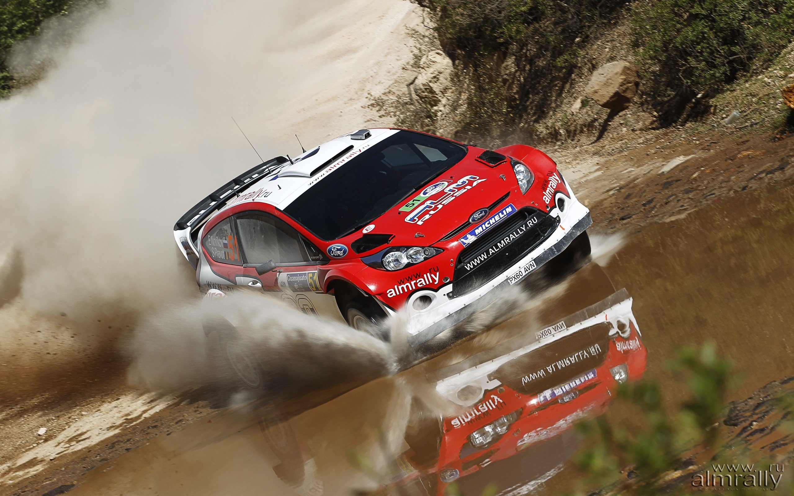 water, Cars, Rally, Ford, Fiesta, Racing, Red, Cars, Wrc, Races, Rally, Cars, Racing, Cars, Ford, Fiesta, Wrc Wallpaper