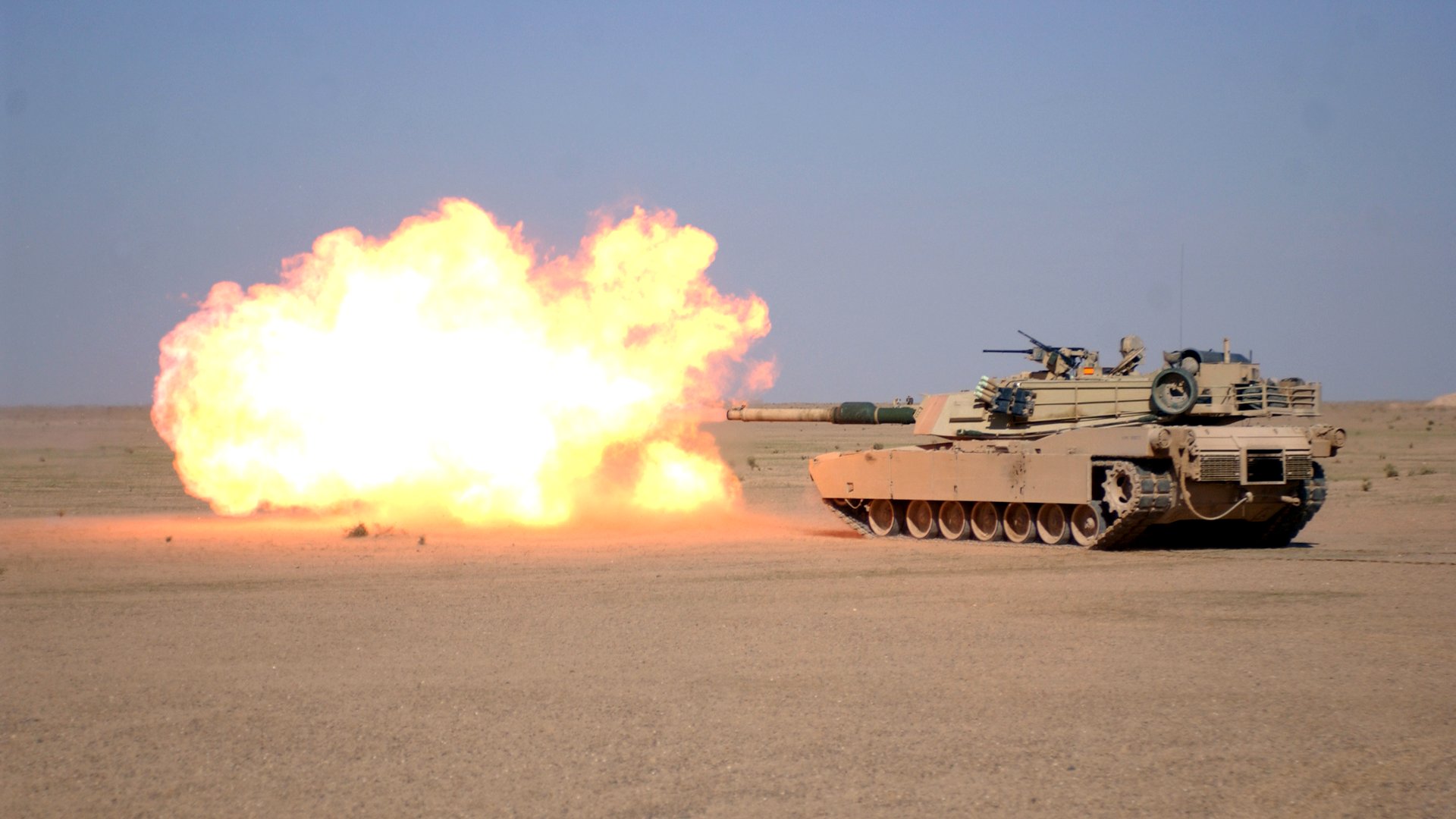 military, Fire, Deserts, Abrams, Tanks, Armor, M1, Abrams Wallpaper