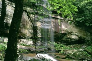 mountains, Spring, Falls, Tennessee, National, Park