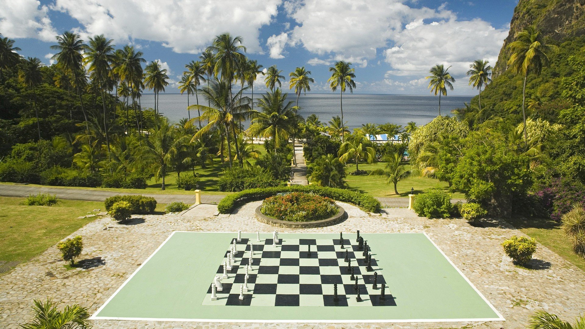 chess, Plantation, Saint, Lucia Wallpaper