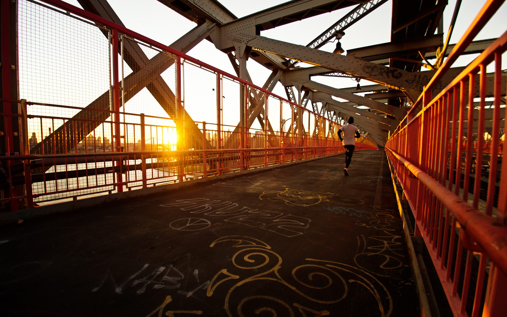 bridgesw, People, Sports, Jog, Sunset, Sunrise Wallpaper
