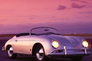 sunset, Porsche, Cars