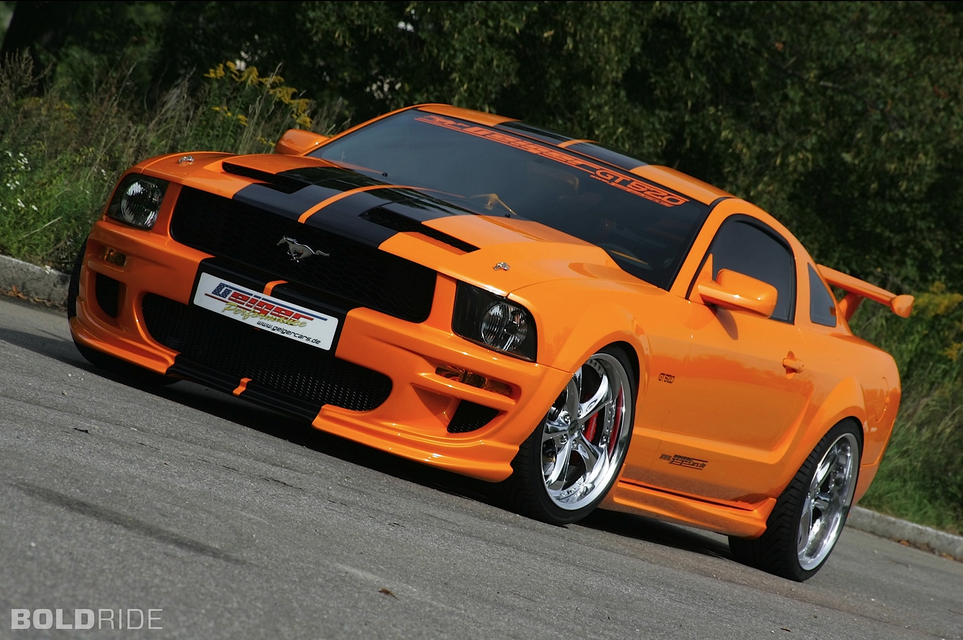 geigercars, Ford, Mustang, Gt, 520, Muscle, Cars, Tuning, Orange Wallpaper