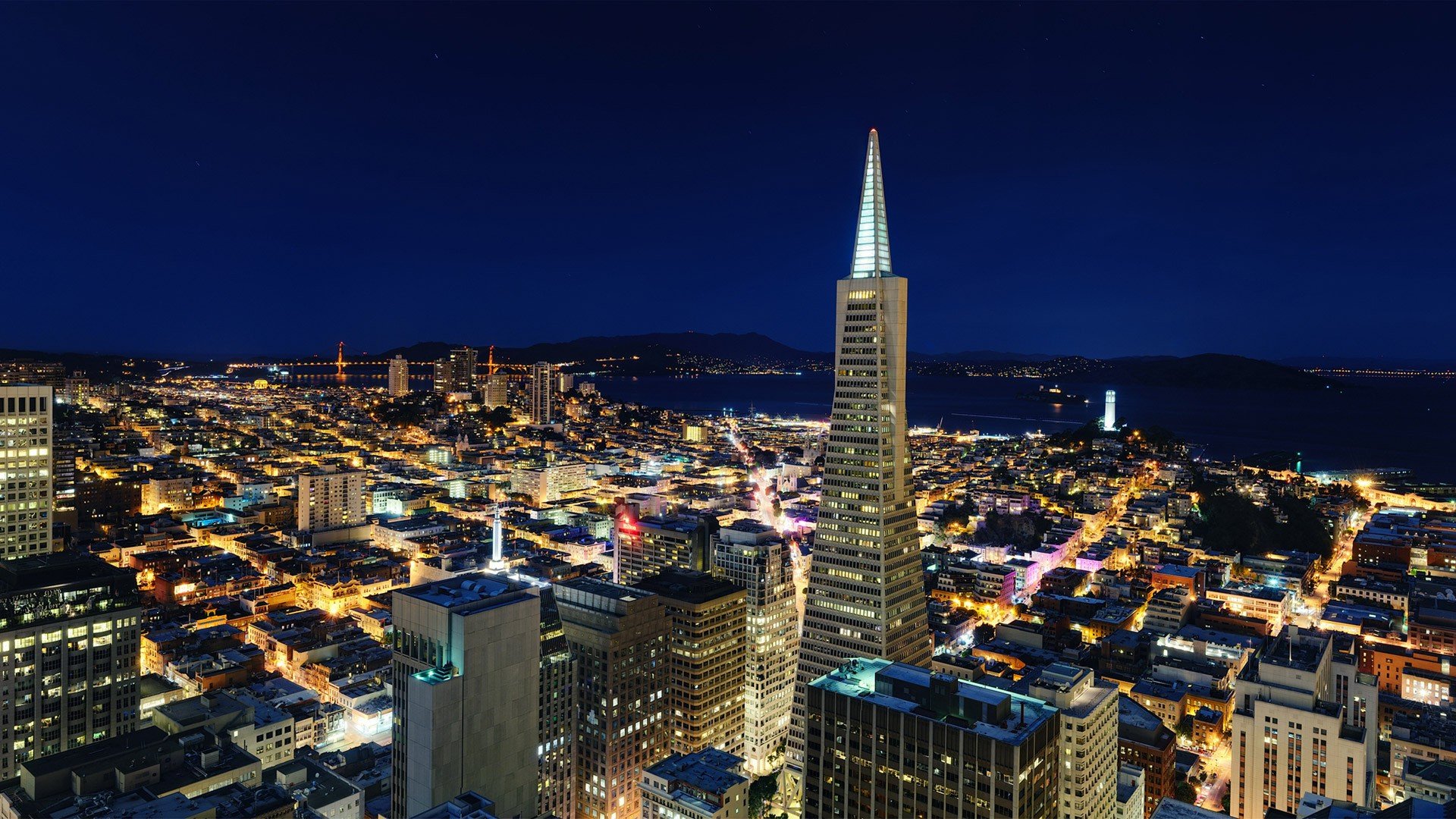 cityscapes, San, Francisco, Transamerica, Building Wallpaper