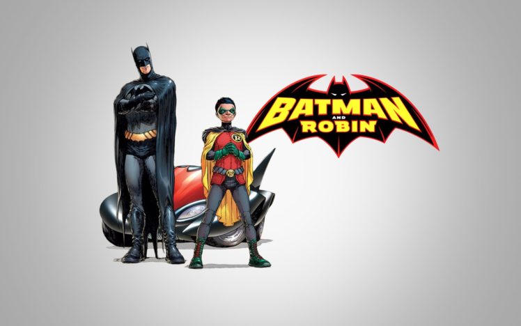 batman, Robin, Dc, Comics, Dick, Grayson, Frank, Quitely, Batman, And, Robin HD Wallpaper Desktop Background