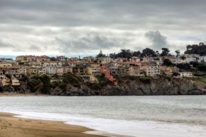 san, Francisco, Nature, Beaches, Buildings, Architecture, Bay, Water, Sky, Clouds