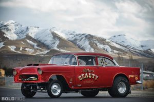 1955, Chevrolet, Millers, Beauty, F, Gas, Hot, Rod, Drag, Racing, Race, Cars, Muscle, Cars, Mountains, Sky, Clouds, Roads