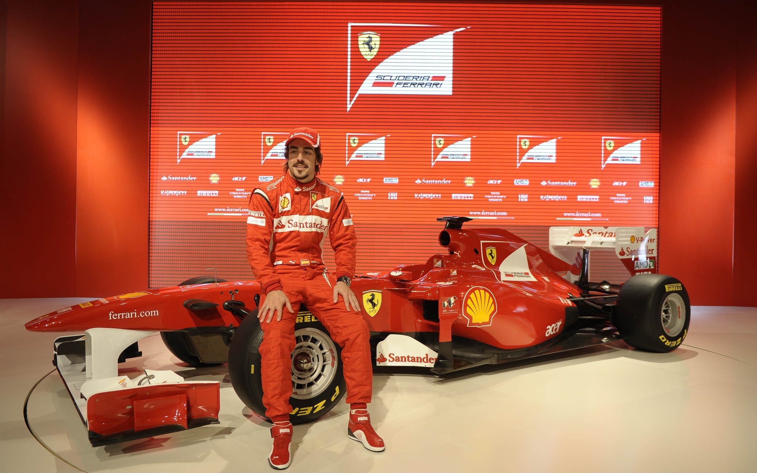 fernando, Alonso, Ferrari Wallpaper
