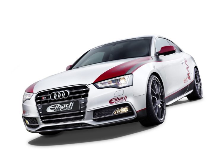 cars, Studio, Audi, Tuning, White, Cars, Audi, S5, Luxury, Sport, Cars, Eibach, Audi, S5, Project HD Wallpaper Desktop Background