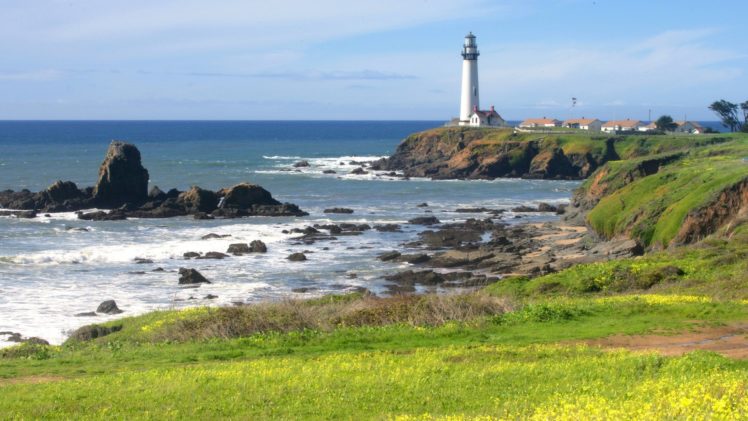shore, Lighthouses, Sea HD Wallpaper Desktop Background