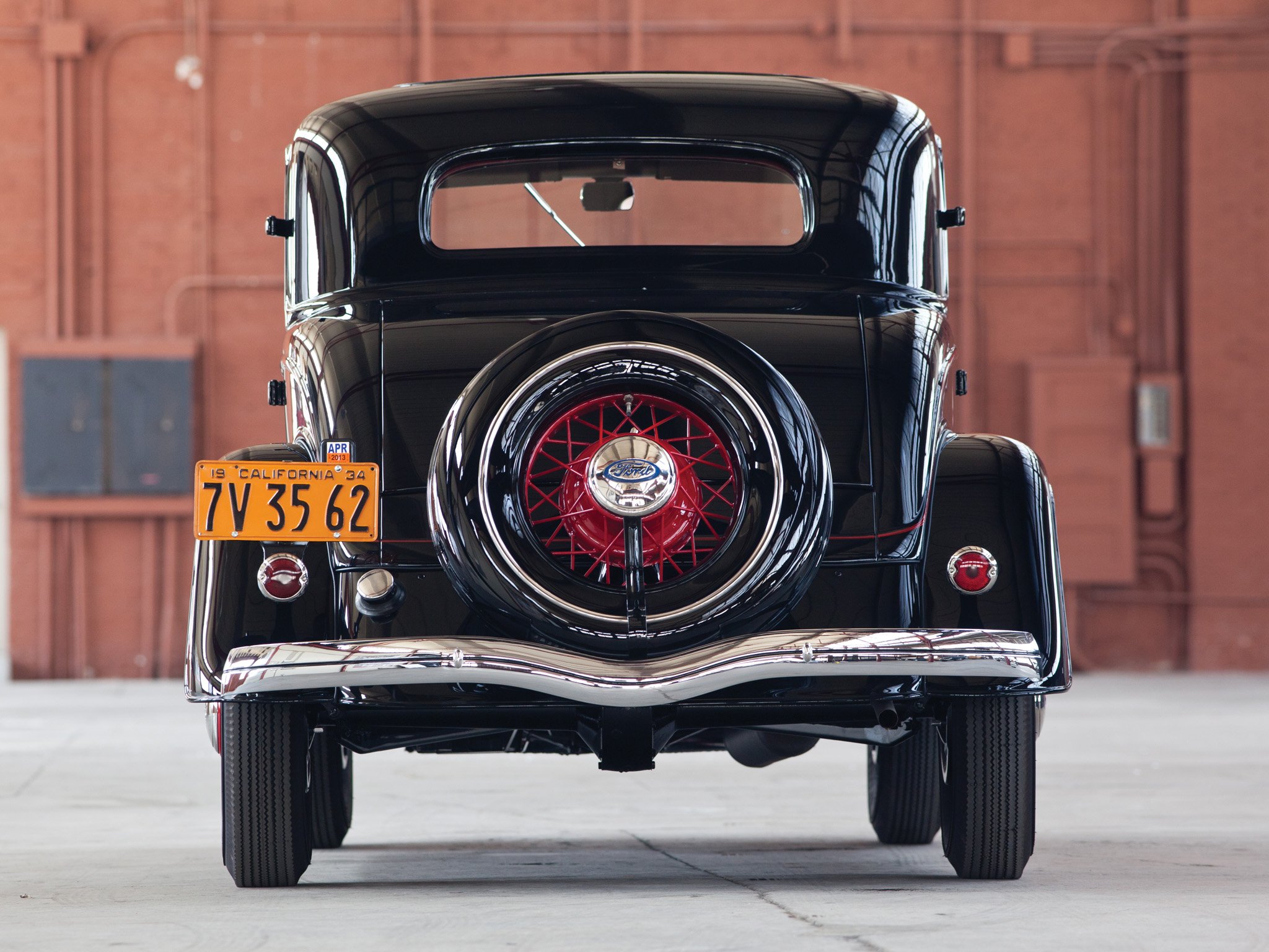1934, Ford, V 8, Deluxe, 3 window, Coupe,  40 720 , Retro Wallpaper