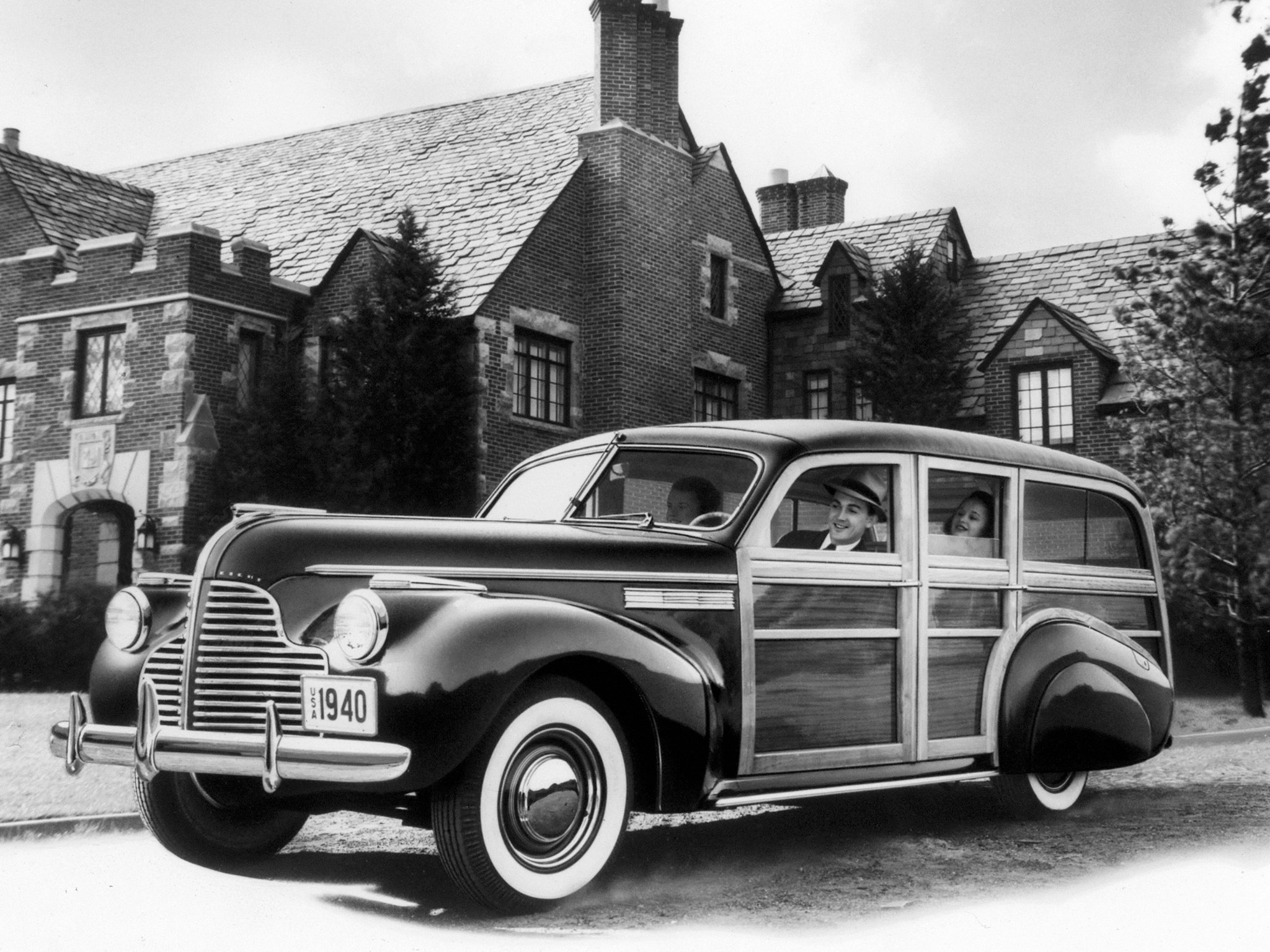 1940, Buick, Super, Estate, Wagon,  5 9 , Stationwagon, Woody, Retro Wallpaper