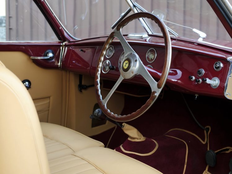 1950, Ferrari, 166, Inter, Touring, Coupe, Supercar, Retro, Interior HD Wallpaper Desktop Background