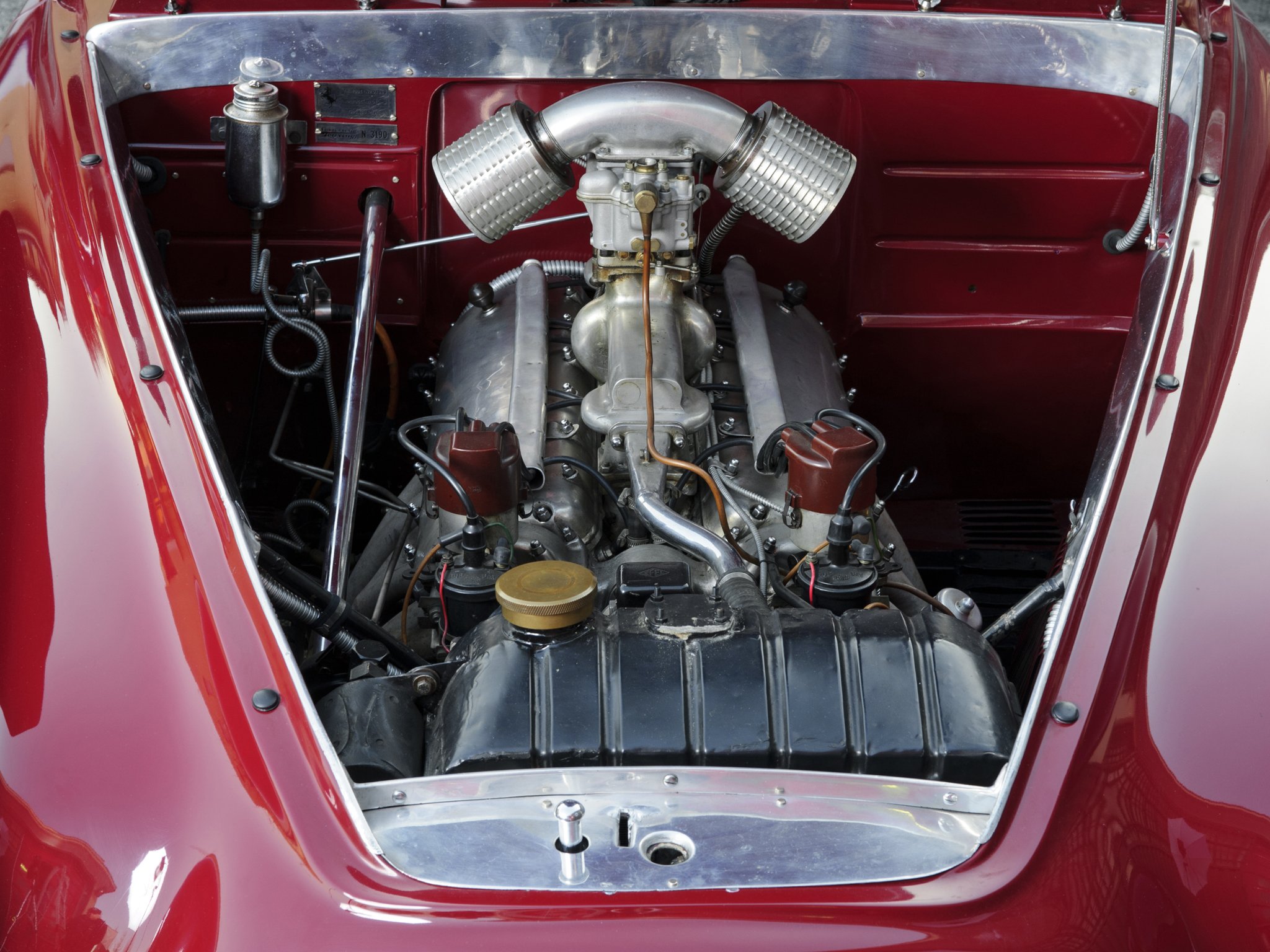 1950, Ferrari, 166, Inter, Touring, Coupe, Supercar, Retro, Engine Wallpaper