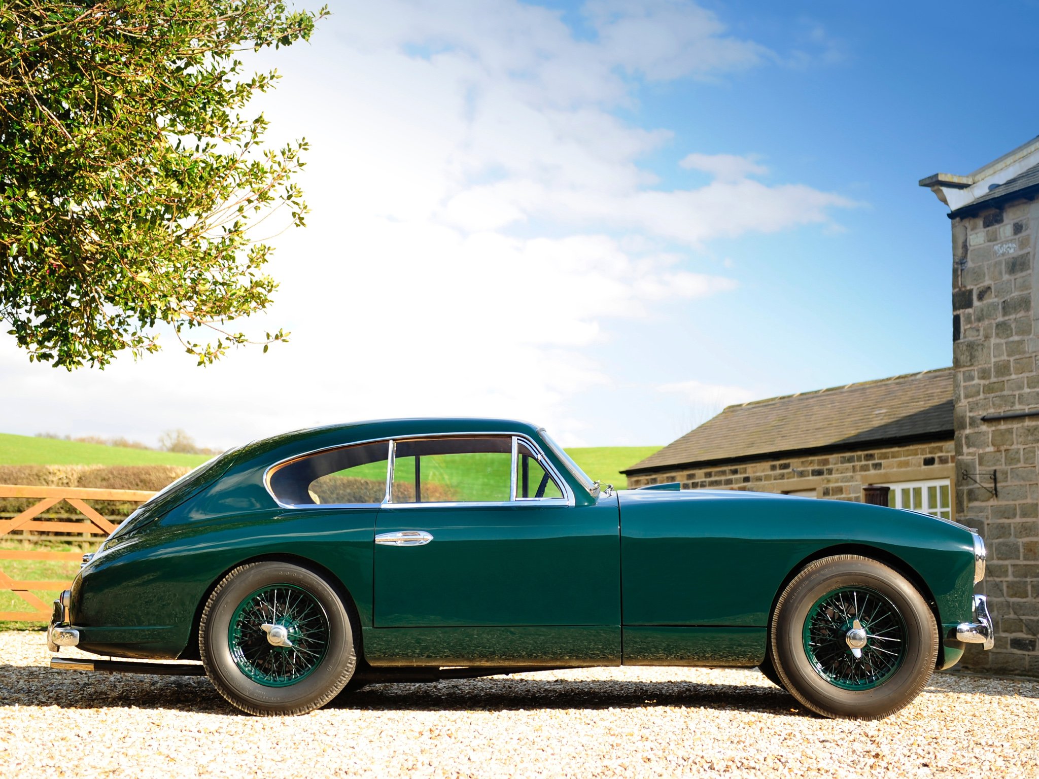 1953 55, Aston, Martin, Db24, Sports, Saloon, Uk spec, Retro Wallpaper