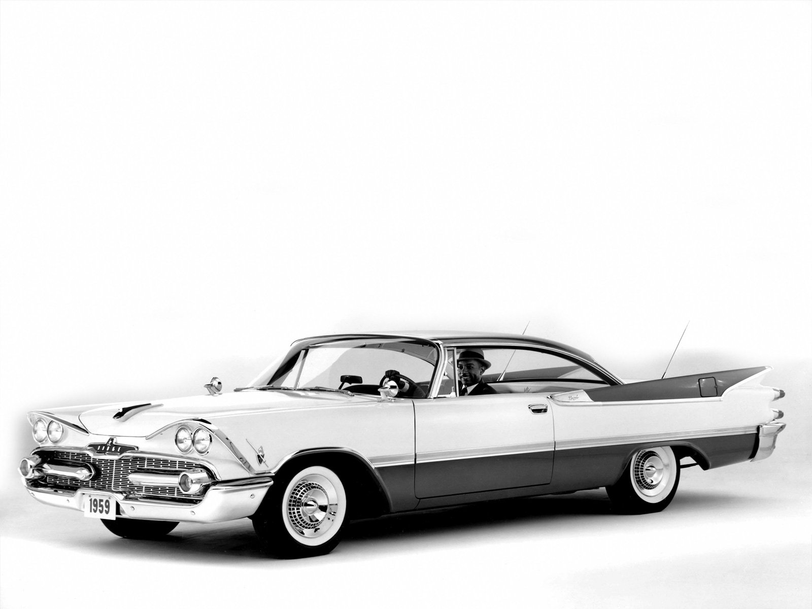 1959, Dodge, Royal, Lancer, Hardtop, Coupe,  md3m 23 , Retro Wallpaper