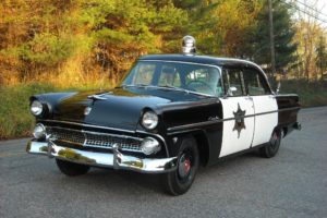 1955, Ford, Customline, 4 door, Sedan, Police,  73b , Emergency, Retro