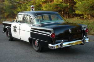 1955, Ford, Customline, 4 door, Sedan, Police,  73b , Emergency, Retro