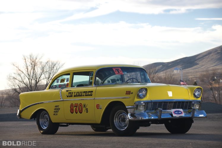 1956, Chevrolet, 210, Two door, Drag, Racing, Hot, Rod, Muscle, Cars, Roads, Sky, Retro, Classic HD Wallpaper Desktop Background