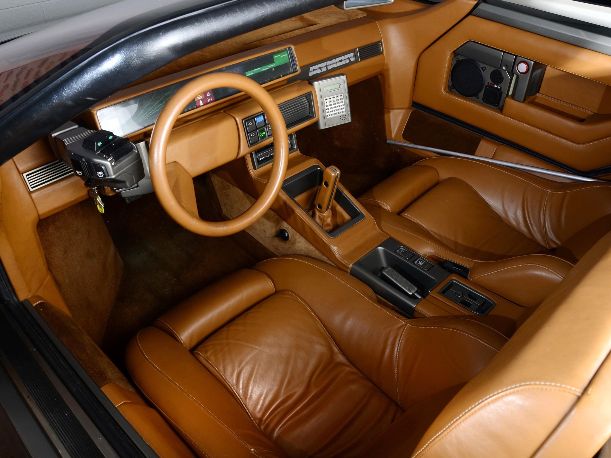 1980, Lamborghini, Athon, Supercar, Concept, Interior Wallpaper