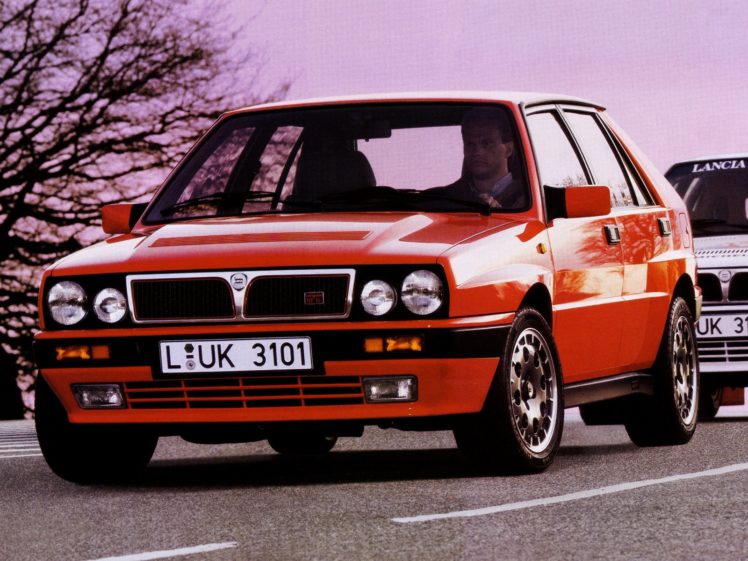 1989 91, Lancia, Delta, H f, Integrale, 16v,  831 HD Wallpaper Desktop Background