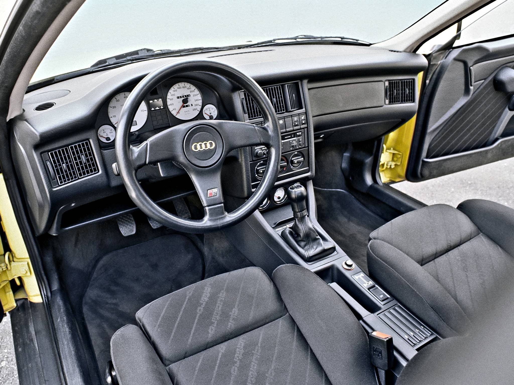 1990, Audi, S 2, Coupe, Interior Wallpaper
