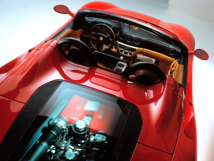 2000 05, Ferrari, 360, Spider, Supercar, Interior, Engine HD Wallpaper Desktop Background