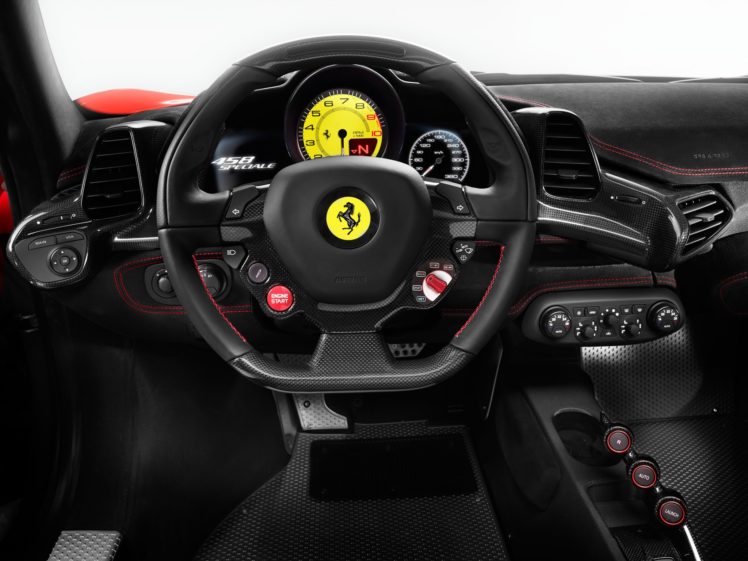 2013 Ferrari 458 Speciale Supercar Interior Wallpapers