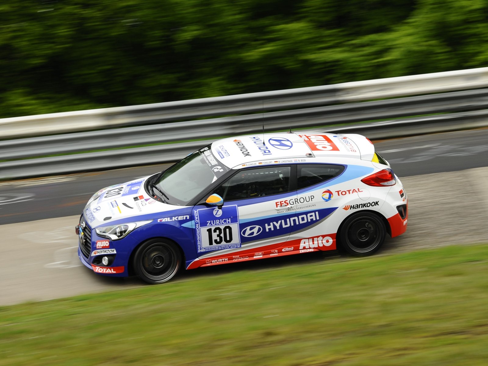 2013, Hyundai, Veloster, Turbo, 24 hour, Nurburgring, Race, Racing Wallpaper