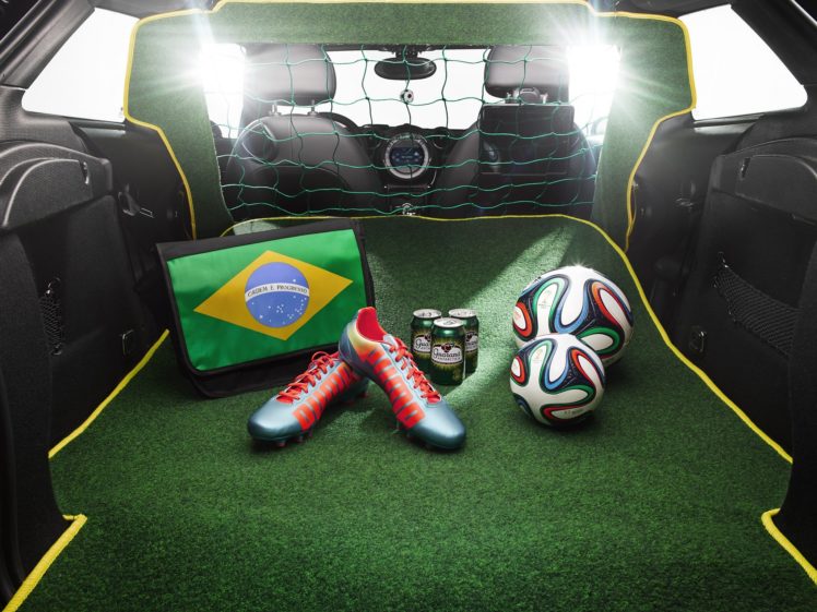 2014, Mini, Paceman, Goalcooper,  r61 , Interior, Soccer HD Wallpaper Desktop Background