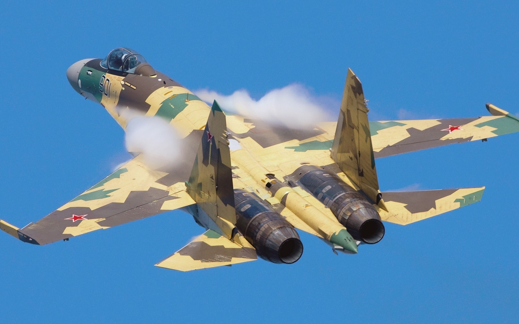 su33, Flankerd, Aircraft, Aviation, Air, Force, Air, Vapor, Military, Russia, Weapons Wallpaper