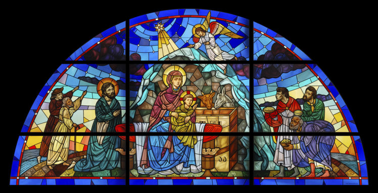 stained, Glass, Nativity, Christian, Catholic, Art, Mary, Jesus, Art, Cathedral, Church, Religion HD Wallpaper Desktop Background