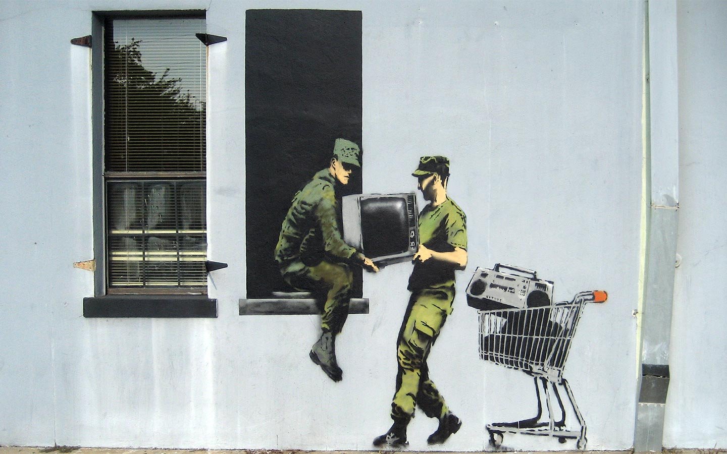 banksy, Graffiti, Art Wallpaper