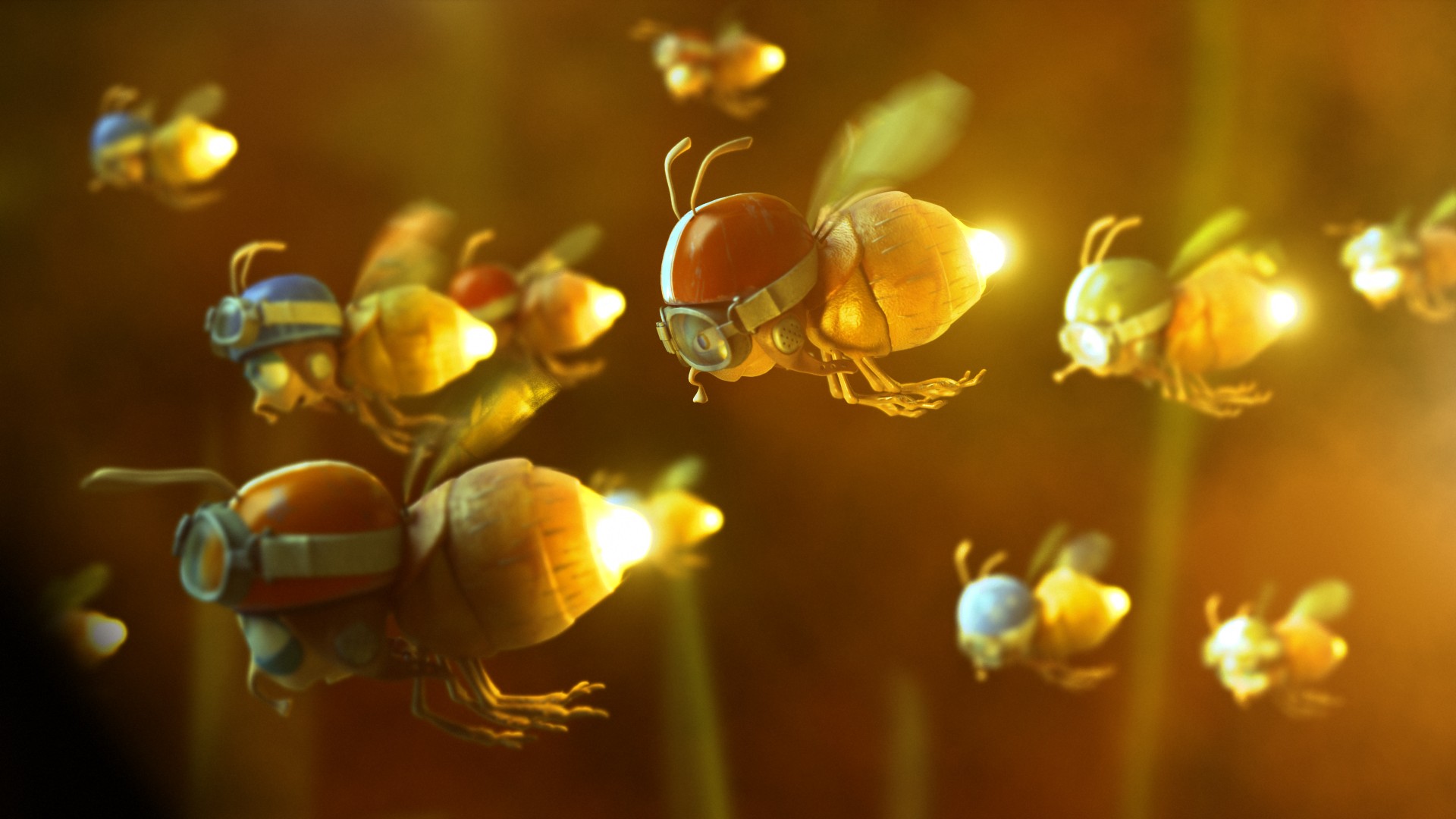 humor, Insect, Firefly, Googles, Mask, Wings, Cute, Flight, Fly Wallpaper