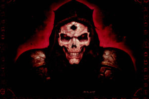 diablo, 2, Quake, Fantasy, Art, Dark, Horror, Skull, Evil, Scary, Spooky, Creepy, Face, Eyes