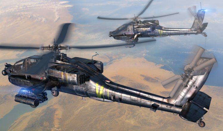 ah 64, Apache, Attack, Helicopter, Army, Military, Weapon,  1 HD Wallpaper Desktop Background
