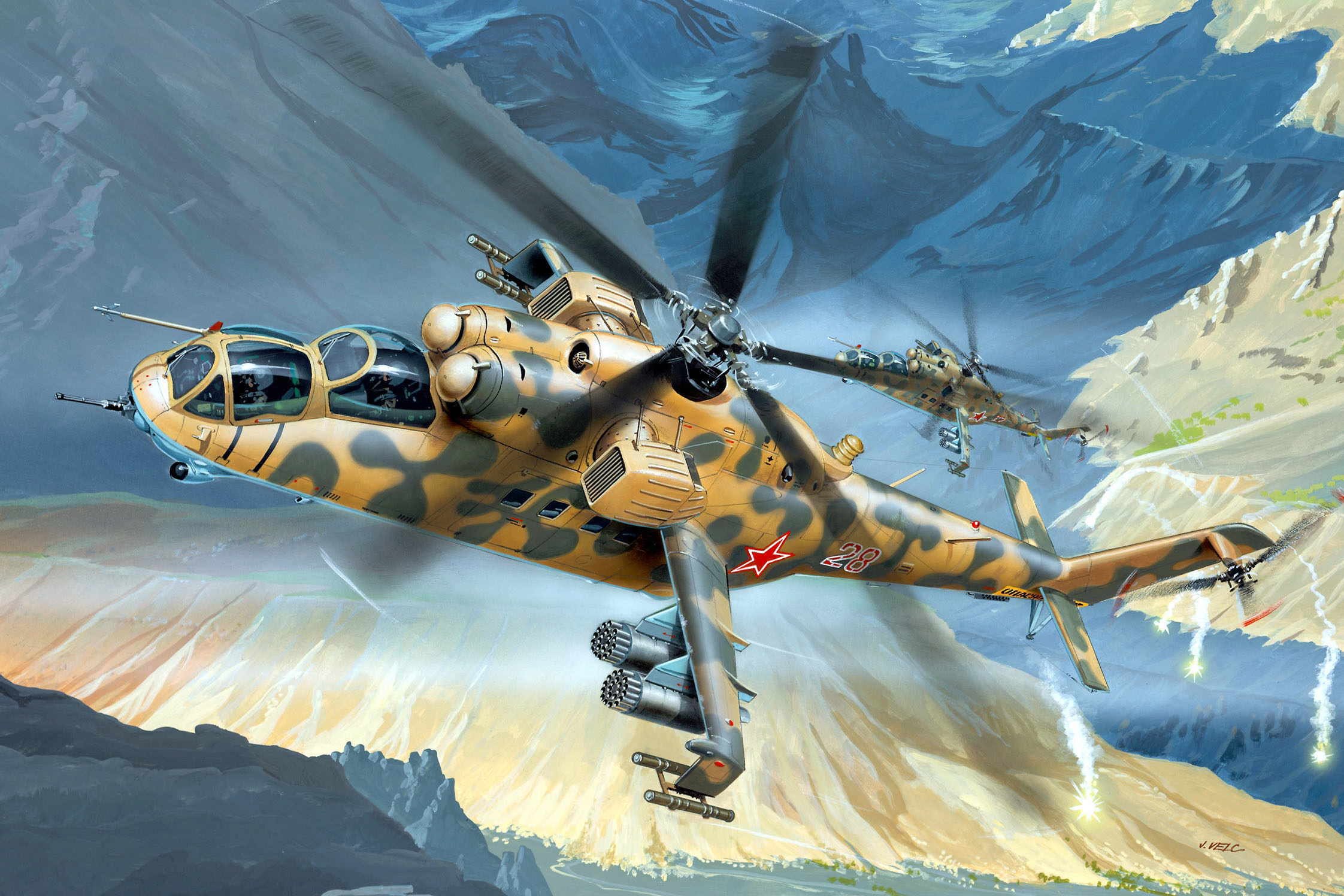 mi 24, Hind, Gunship, Russian, Russia, Military, Weapon, Helicopter, Aircraft,  29 Wallpaper